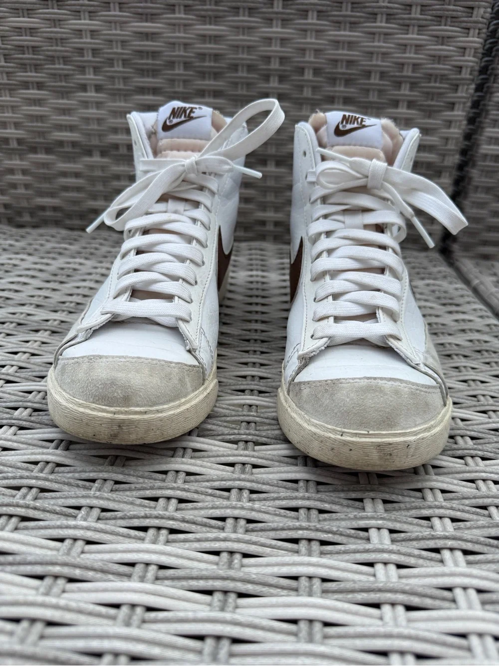 Nike womens Blazer Mid '77 Next Nature 'Cacao Wow' sneakers size 7.5 espresso